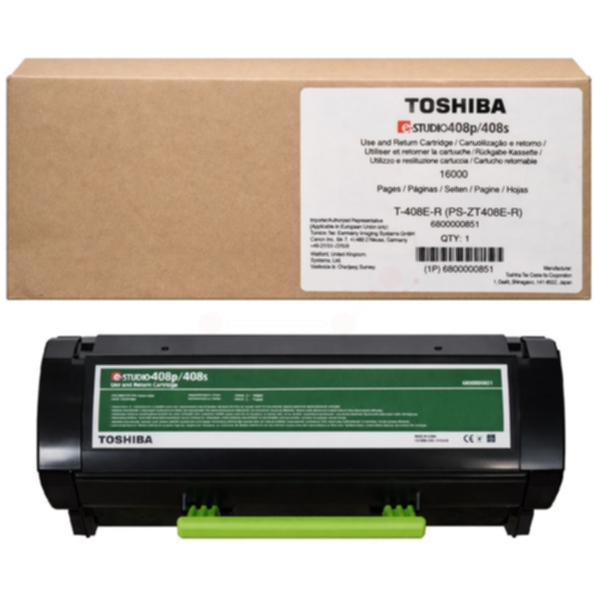 TOSHIBA T-480E-R Tonerkassett Svart