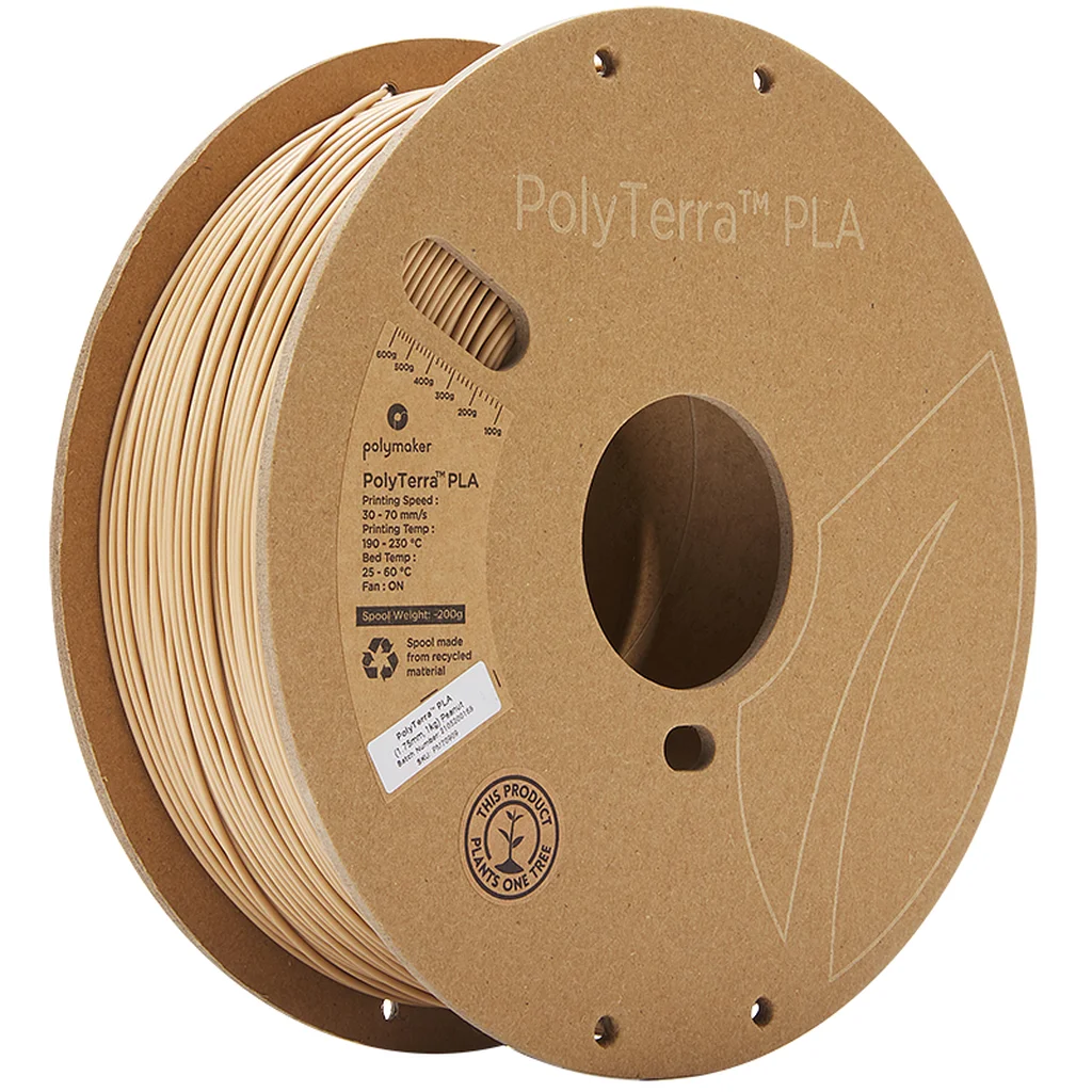 Polymaker PolyTerra PLA - Peanut - 1,75mm - 1kg