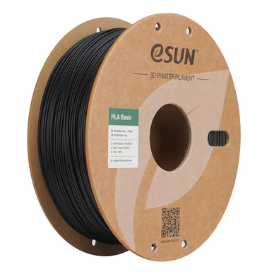 eSun eSUN PLA-Basic - Black - 1.75mm - 1 kg 6922572210929 Modsvarer: N/A