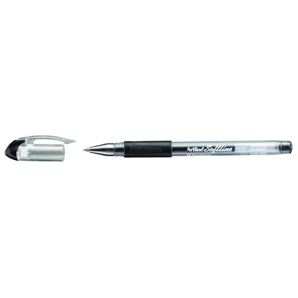 Gelkulpenna Artline Softline EGB-1500, Svenskt Arkiv, svart