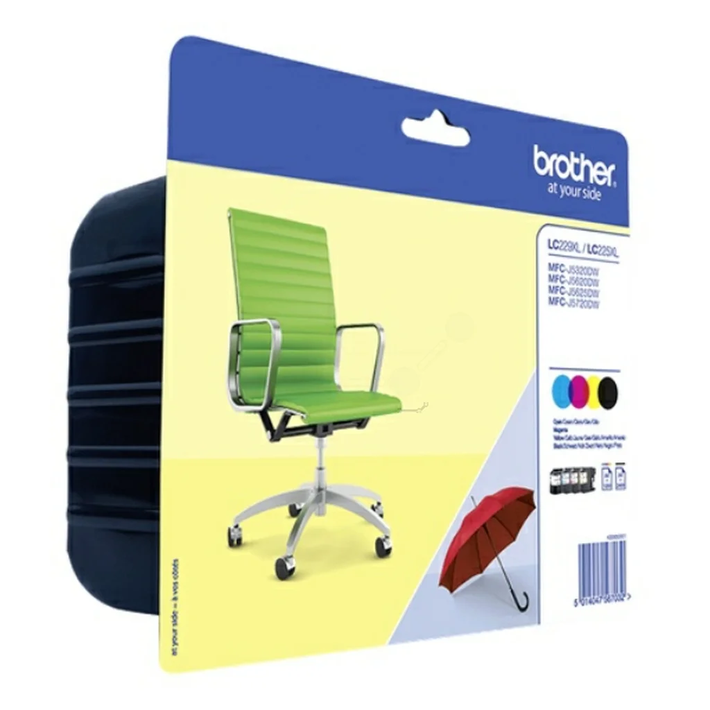Bläckpatron MultiPack Bk,C,M,Y Blister met security
