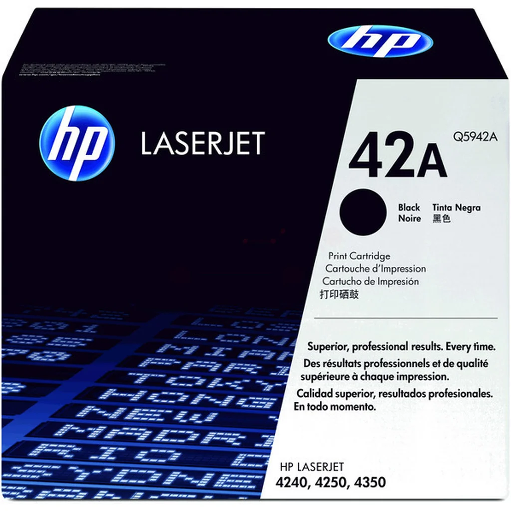 HP 42A Tonerkassett Svart