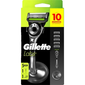 Gillette Labs Rakhyvel Set + 5 rakblad + stativ