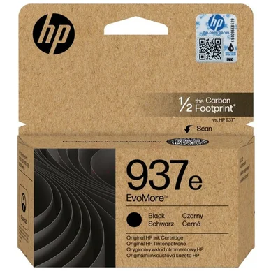 HP HP 937E (XL) Blækpatron sort 4S6W9NE Modsvarer: N/A billede