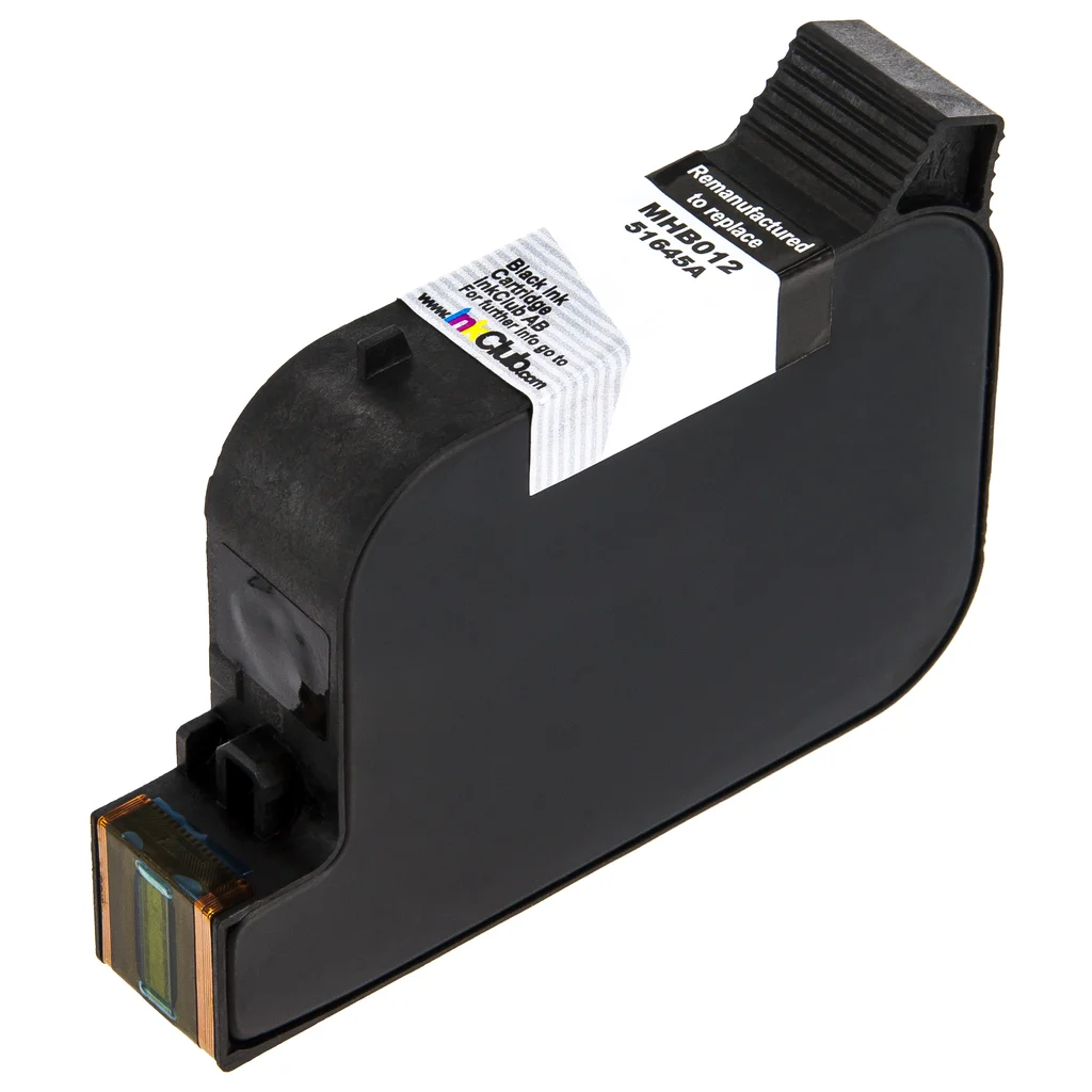 inkClub Bläckpatron, ersätter HP 45, svart, 930 sidor MHB012 ersätter 51645A