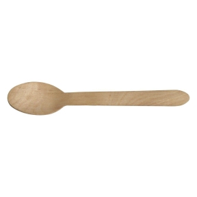 Bestick Matsked vaxat trä 16,5cm 100/fp