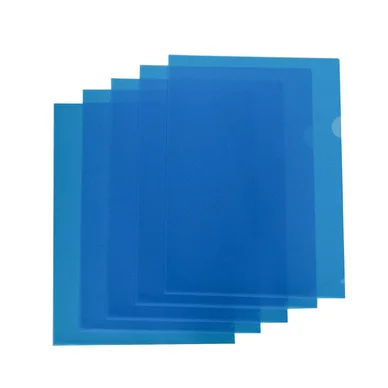 Aktmapp kraftig A4 0.18 blå (100)