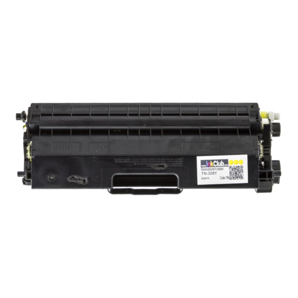 inkClub Tonerkassett, erstatter Brother TN-328Y, gul, 6.000 sider TBU710 Tilsvarer: TN-328Y