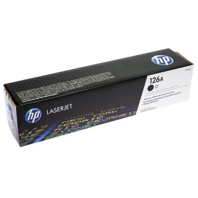 HP alt HP 126A Tonerkassette sort