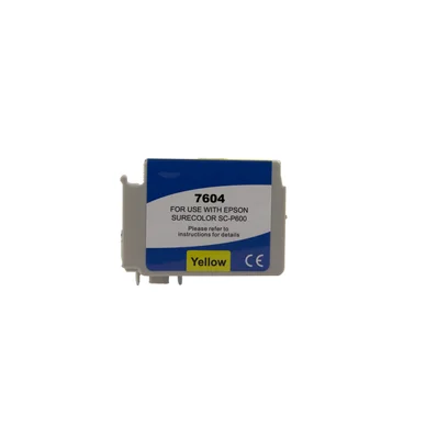 WL Blækpatron, erstatter Epson T7604, gul, 32 ml 0T7604 Modsvarer: T7604 T7609