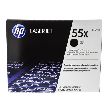 HP HP 55X Värikasetti musta CE255X Vastaa: N/A