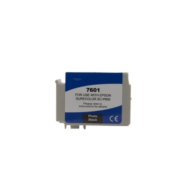 WL Blækpatron, erstatter Epson T7601, fotosort, 32 ml 0T7601 Modsvarer: T7601