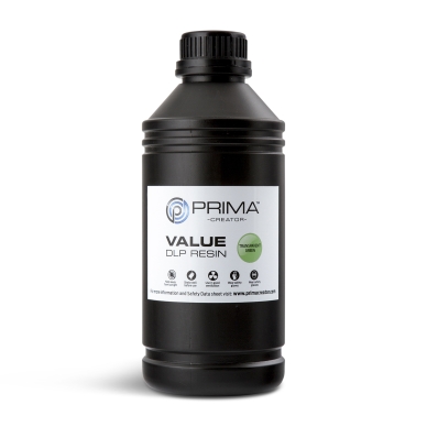 Prima alt PrimaCreator Value UV / DLP Resin - 1000 ml - Grön Transp