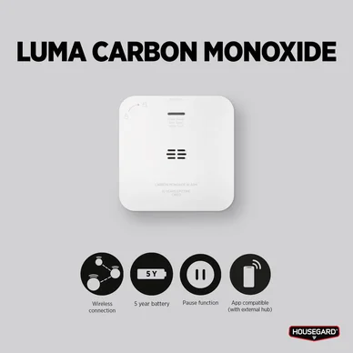 Housegard Luma CA150 Trådlös Kolmonoxidlarm