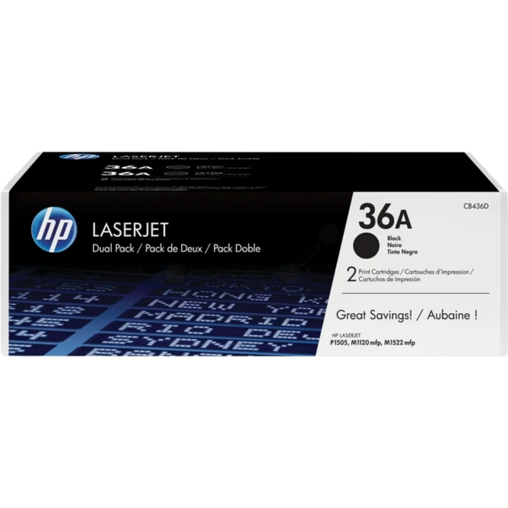 HP 36A Tonerkassett Svart