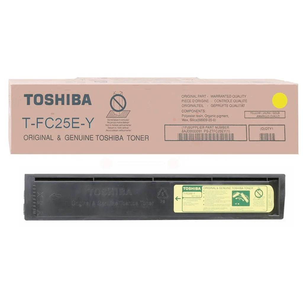 TOSHIBA T-FC 25 EY Tonerkassett Gul