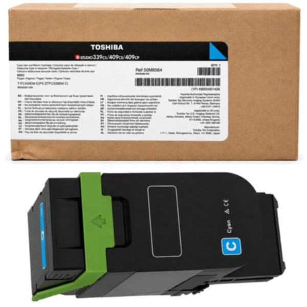 Toshiba T-FC 339 E Tonerkassett Cyan