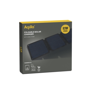 Aqiila Sunbird P21 Solcellsladdare 21W