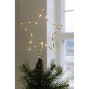 Airam JUNO Toppstjärna Mässing, timer