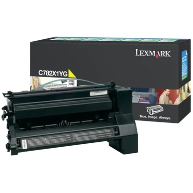 Lexmark Tonerkassette gul 15.000 sider C782X1YG Modsvarer: N/A