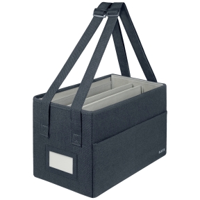 Leitz Office-in-a-bag-väska liten tyg Mörkgrå
