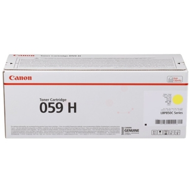 Canon Canon 059 H Värikasetti keltainen, CANON