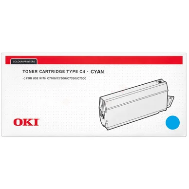 OKI Tonerkassette cyan 41963007 Modsvarer: N/A
