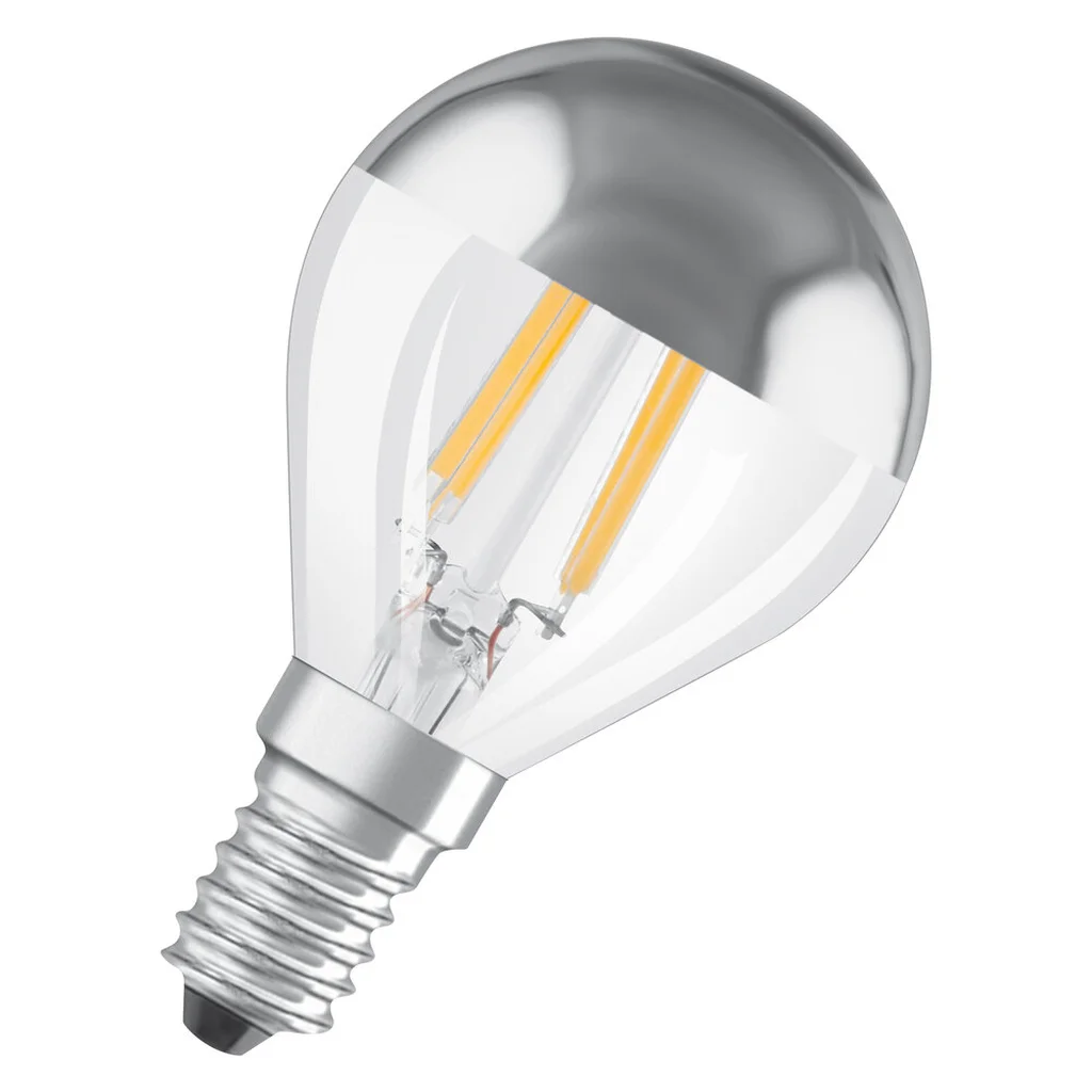 LED Klot 31 Mirror Silver 4W 827 E14