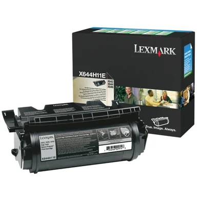 Lexmark Tonerkassette sort 21.000 sider, høj kapacitet, return X644H11E Modsvarer: N/A