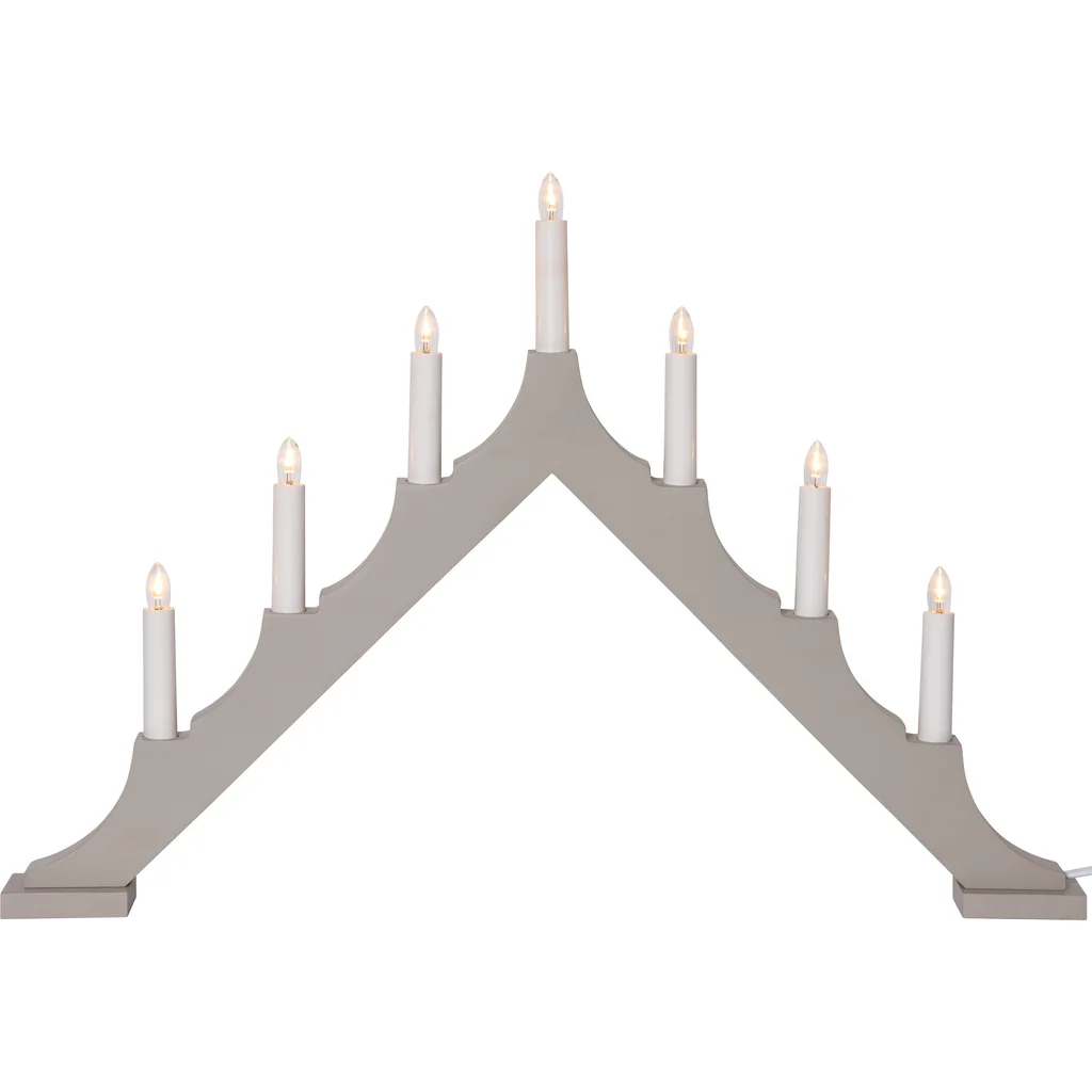 Ljusstake Alma Beige 58,5cm