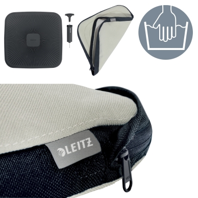 Leitz Ergo Active balancepude med stofbetræk Lysgrå