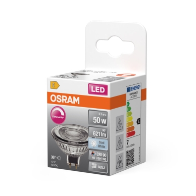 OSRAM LED MR16 50 Himmennettävä 36° 6,1W 940 GU5.3 4099854456916 Vastaa: N/A