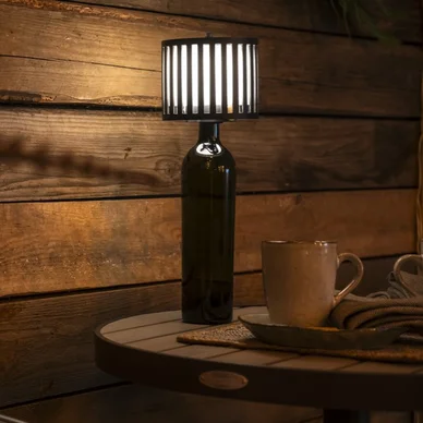 Bottle Bordslampa LED USB Svart 2200K/2700K dimbar
