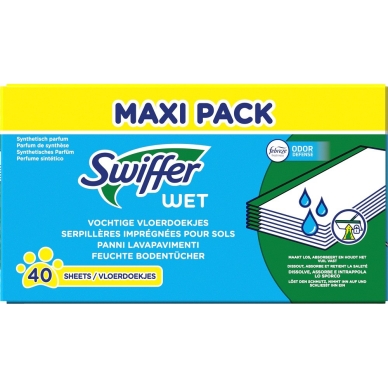 Swiffer Sweeper Wet Pet Rengöringsdukar refill 40-pack Swiffer Sweeper Wet Pet Rengöringsdukar refill 40-pack