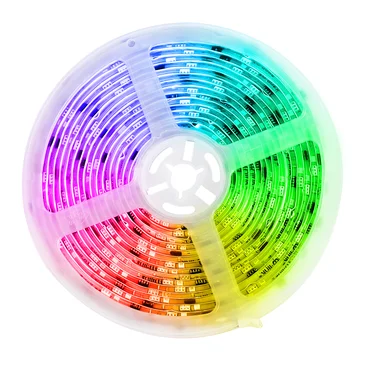 DELTACO Smart Home RGBIC LED-strip, 5 m, adresserbar, musik-sync SH-LSA5M Modsvarer: N/A billede