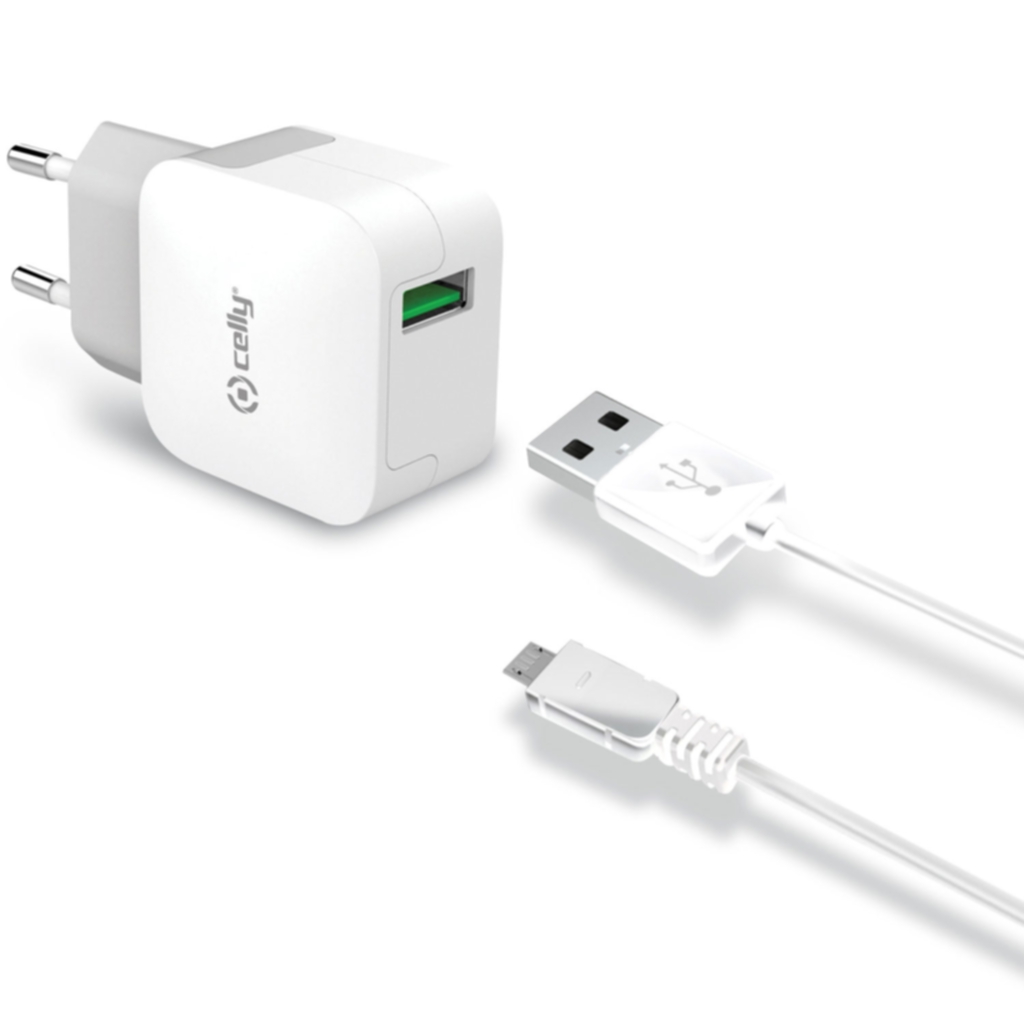 Celly USB-lader Micro-USB 2.4 A Rask Ladere og kabler,Elektronikk