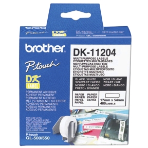 Etiketten BROTHER universal 17x54mm (400)