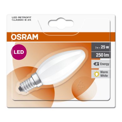 OSRAM alt Osram LED Retrofit Glühlampenkerze E14 2,5W