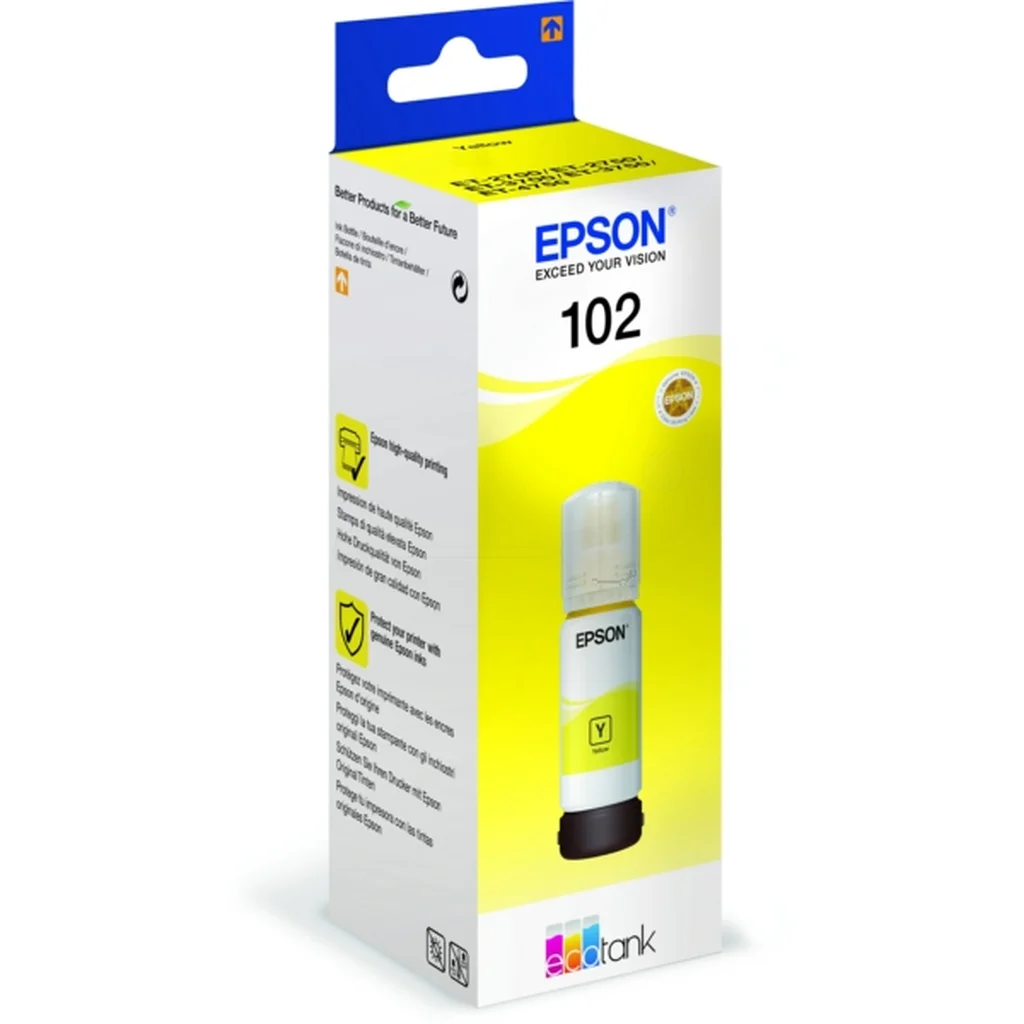 Epson 102 Bläckflaska Gul