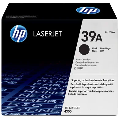HP HP 39A Tonerkassette sort Q1339A Modsvarer: N/A billede