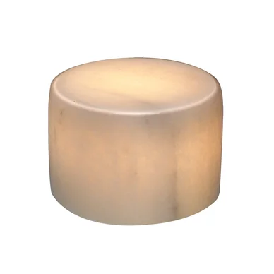 Marble M valkoinen kiiltävä valokoriste marmori 80x60mm