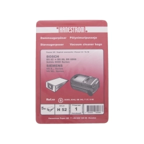 Dammsugarpåsar, papper, 5st.