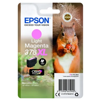 Epson Epson 378XL Mustepatruuna vaalea magenta T3796 Vastaa: N/A