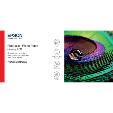 Epson Epson 24" Production Photo Paper Glossy 200g 30m C13S450371 Modsvarer: N/A billede
