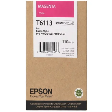 Epson Epson T6113 Blækpatron Magenta T6113 Modsvarer: N/A
