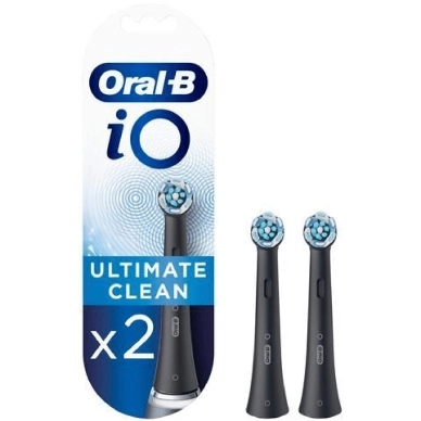 Oral-B alt Oral-B Refiller iO Ultimate Clean 2-pakkaus, musta