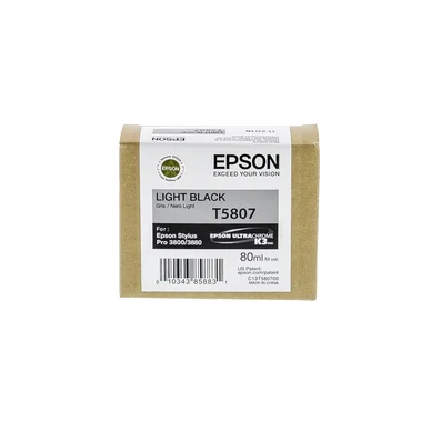 Epson Epson T5807 Blækpatron Ljussort T5807 Modsvarer: N/A billede