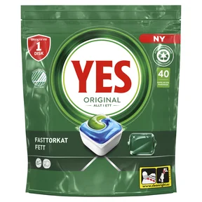 YES All in One Original Maskineopvask, 40 stk.