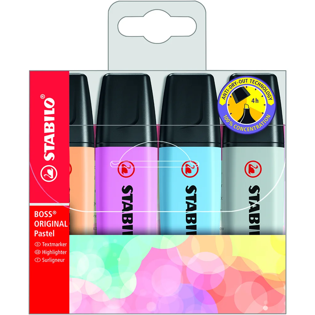 STABILO BOSS 4/fp, Pastell v3