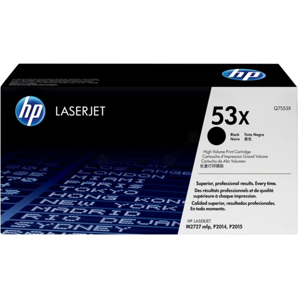 HP 53X Tonerkassett Svart